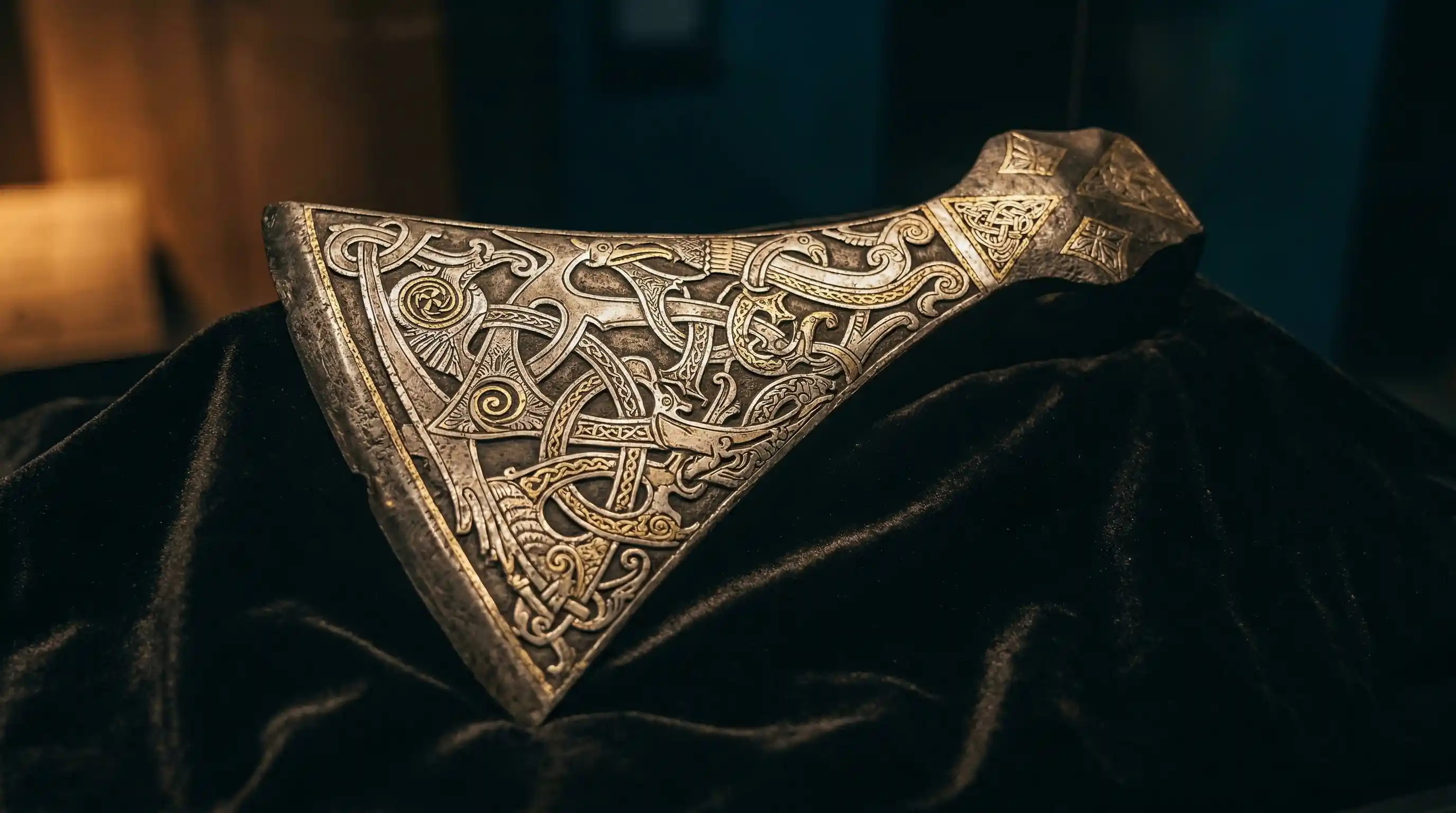 famous viking axe mammen style norse engravings