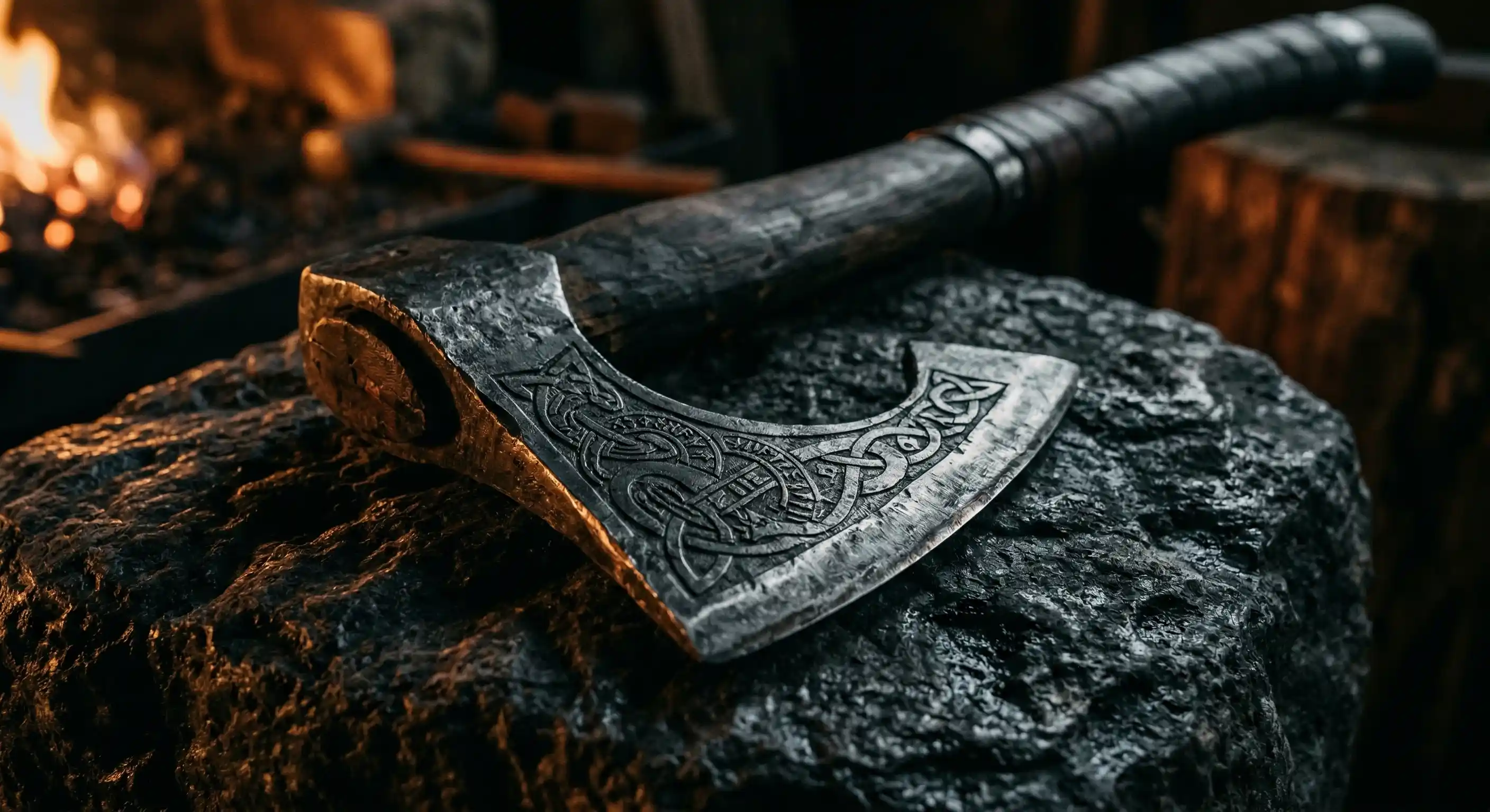 viking bearded axe skeggox norse design